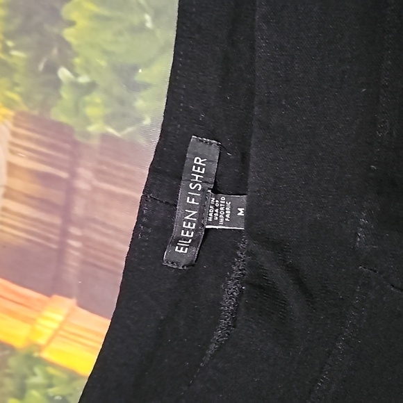 Eileen Fisher Black Leggings‎ Size Medium - Picture 3 of 5